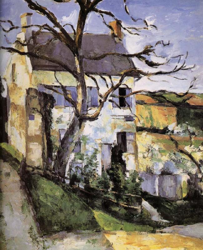 Paul Cezanne and tree house oil painting picture